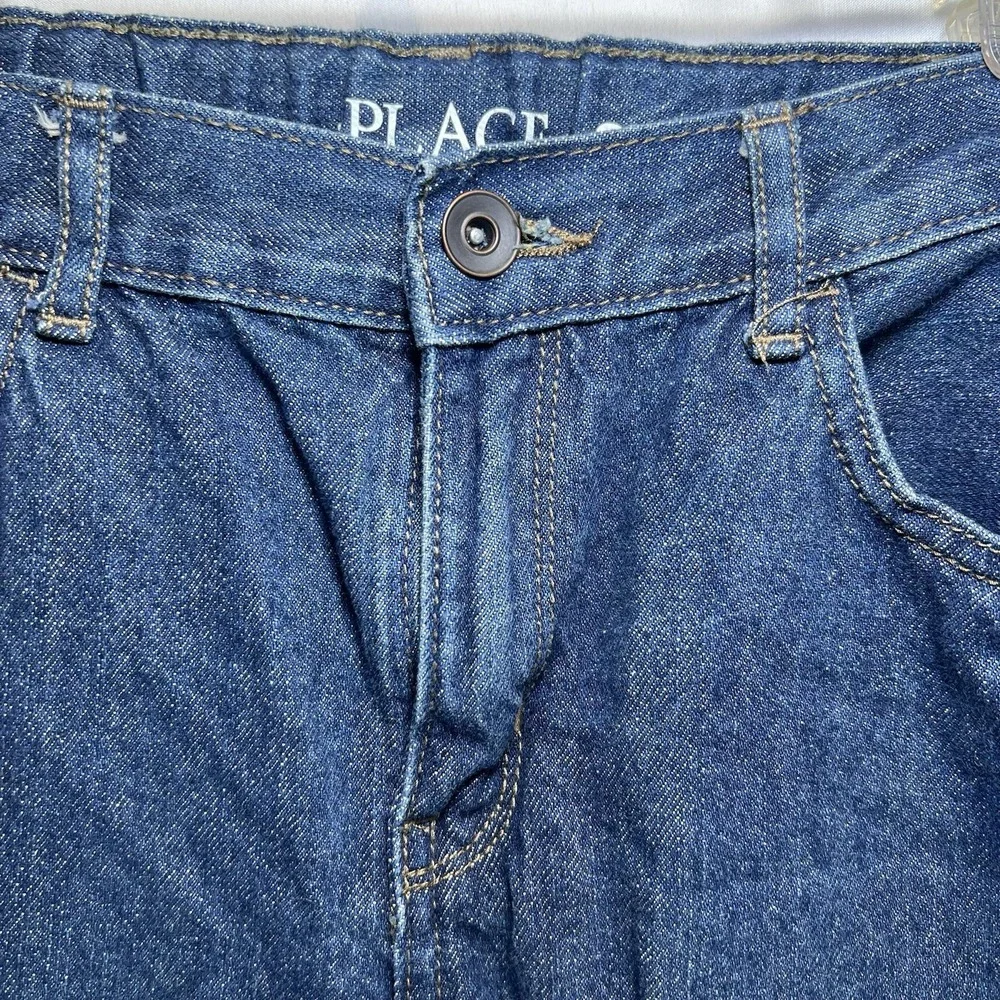 Childrens Place Jeans Boys 14 Blue Straight Dark Wash Pants‎ Casual Cotton Youth